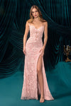 Vestido de gala Clémence, cuerpo completo