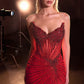 Vestido Valentina en rojo