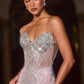 Vestido Astrée en plata nude